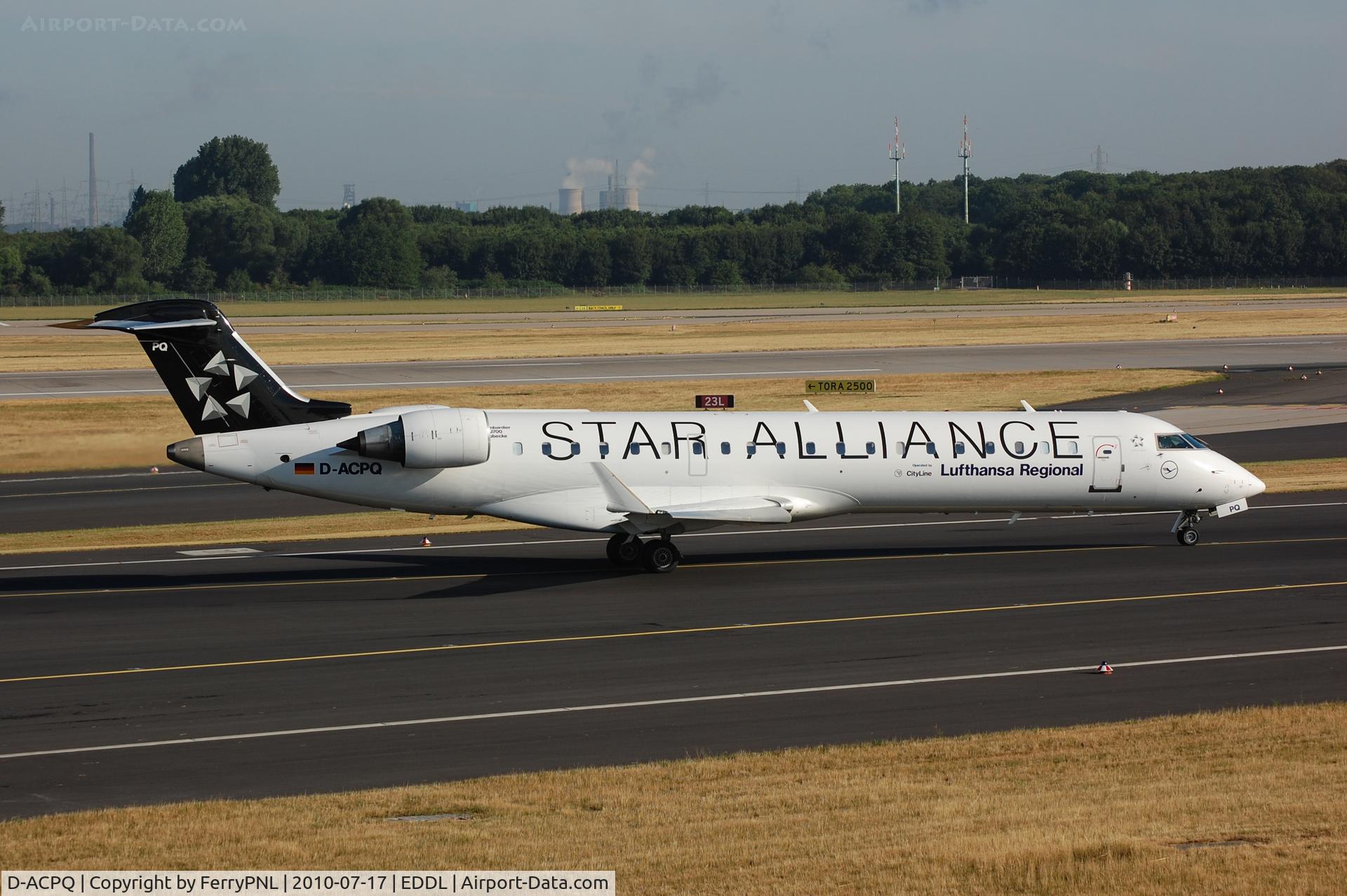 D-ACPQ, 2003 Canadair CRJ-700 (CL-600-2C10) Regional Jet C/N 10091, Lufthansa CL700 in Star Alliance colours