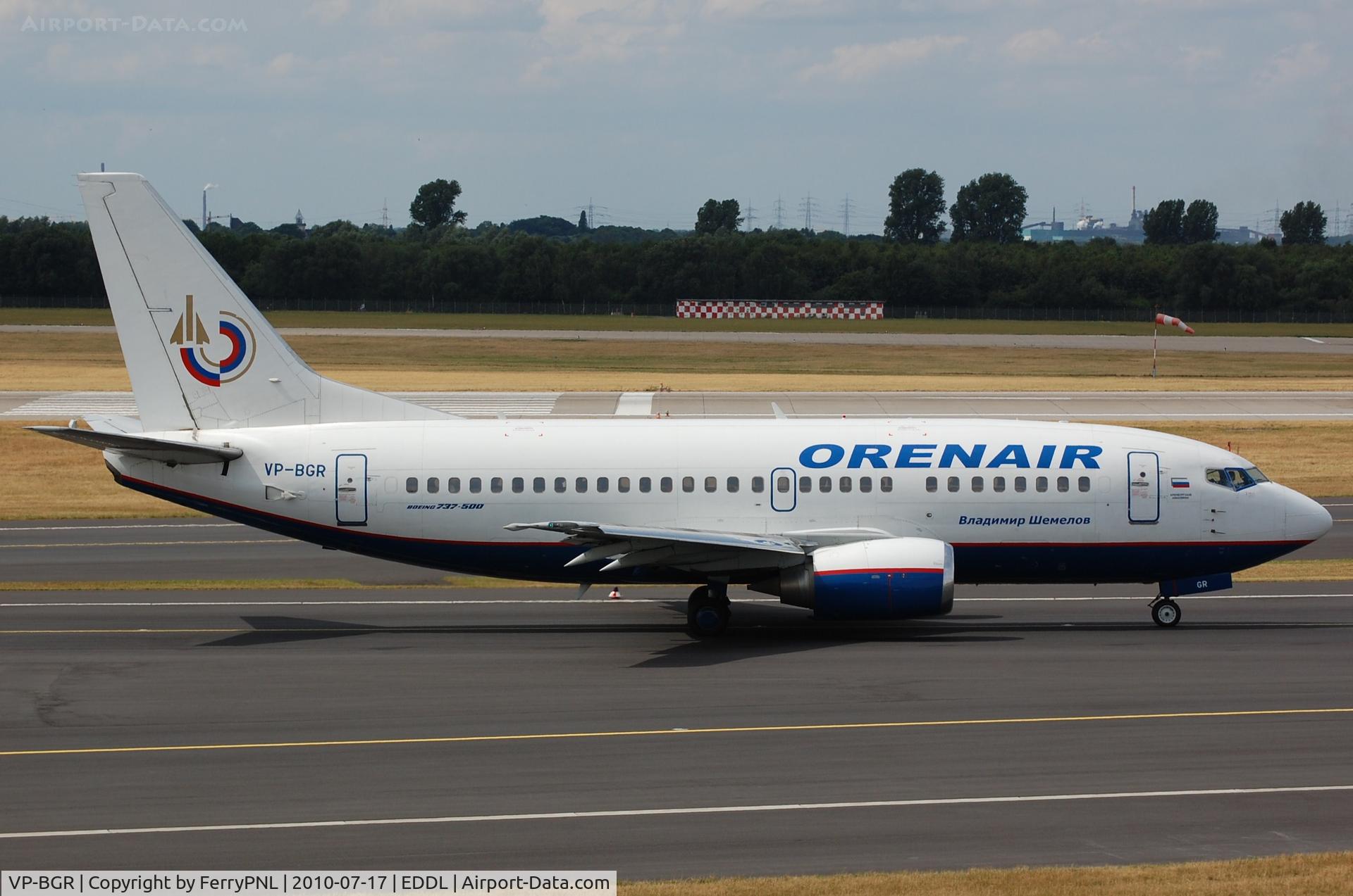 VP-BGR, 1992 Boeing 737-505 C/N 25790, Orenair B735