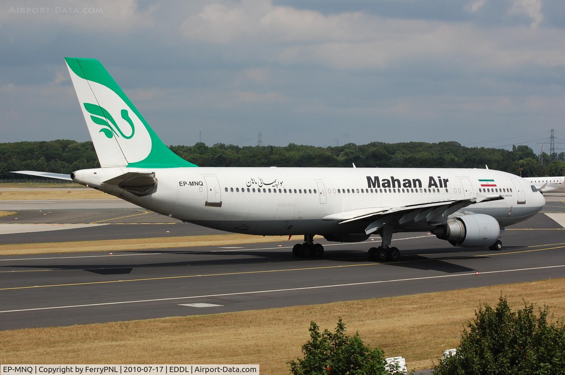 EP-MNQ, 1989 Airbus A300B4-603 C/N 553, Mahan A300 for departure