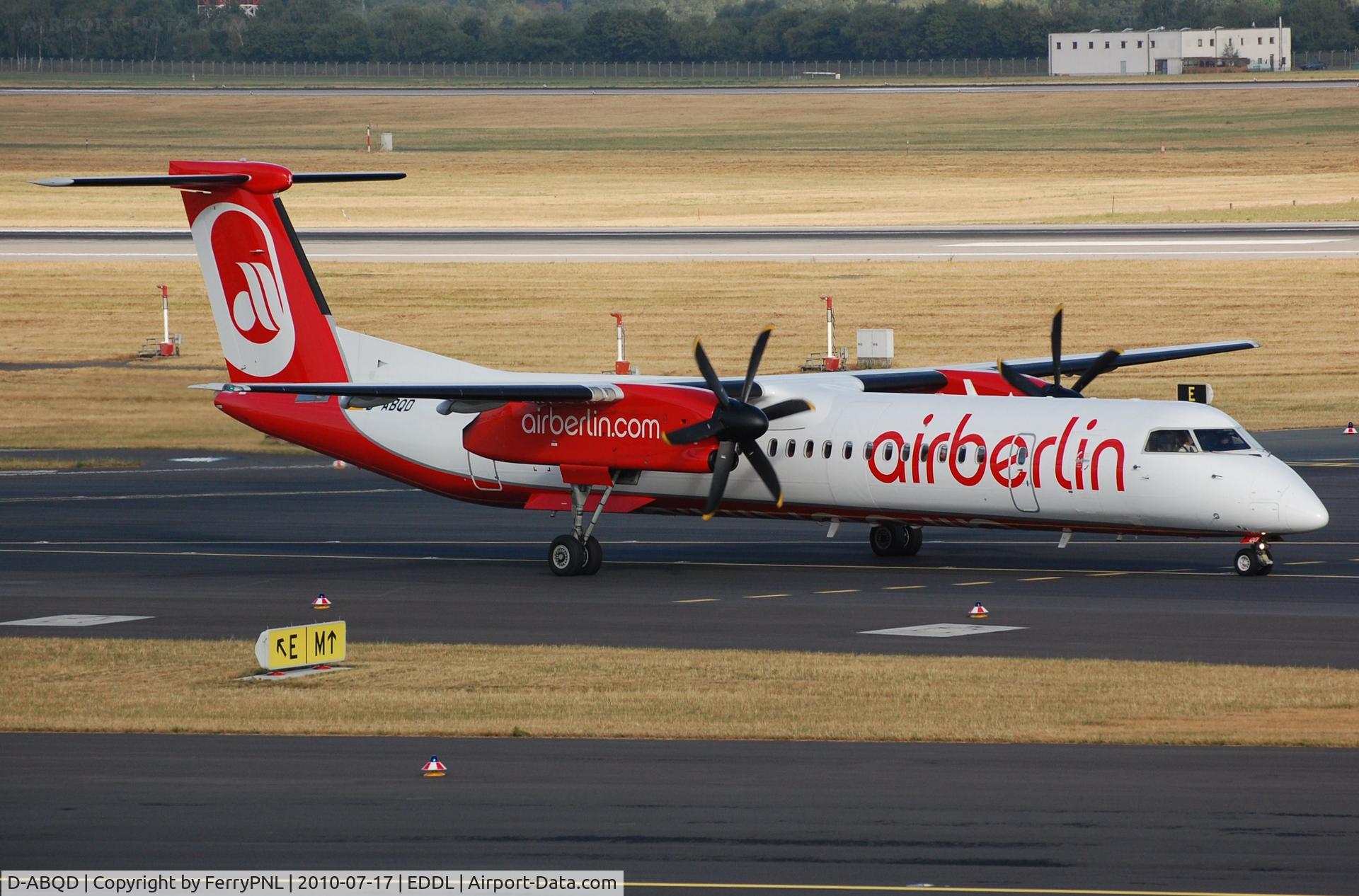 D-ABQD, 2009 De Havilland Canada DHC-8-402Q Dash 8 C/N 4234, Air Berlin Dash8