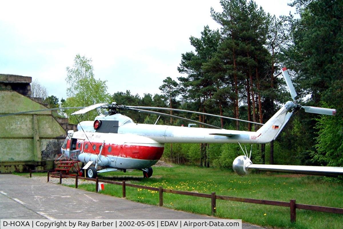 D-HOXA, 1967 Mil MI-8T C/N 0211, Mil Mi-8T [10501] Finow~D 05/05/2002. Seen here unmarked.
