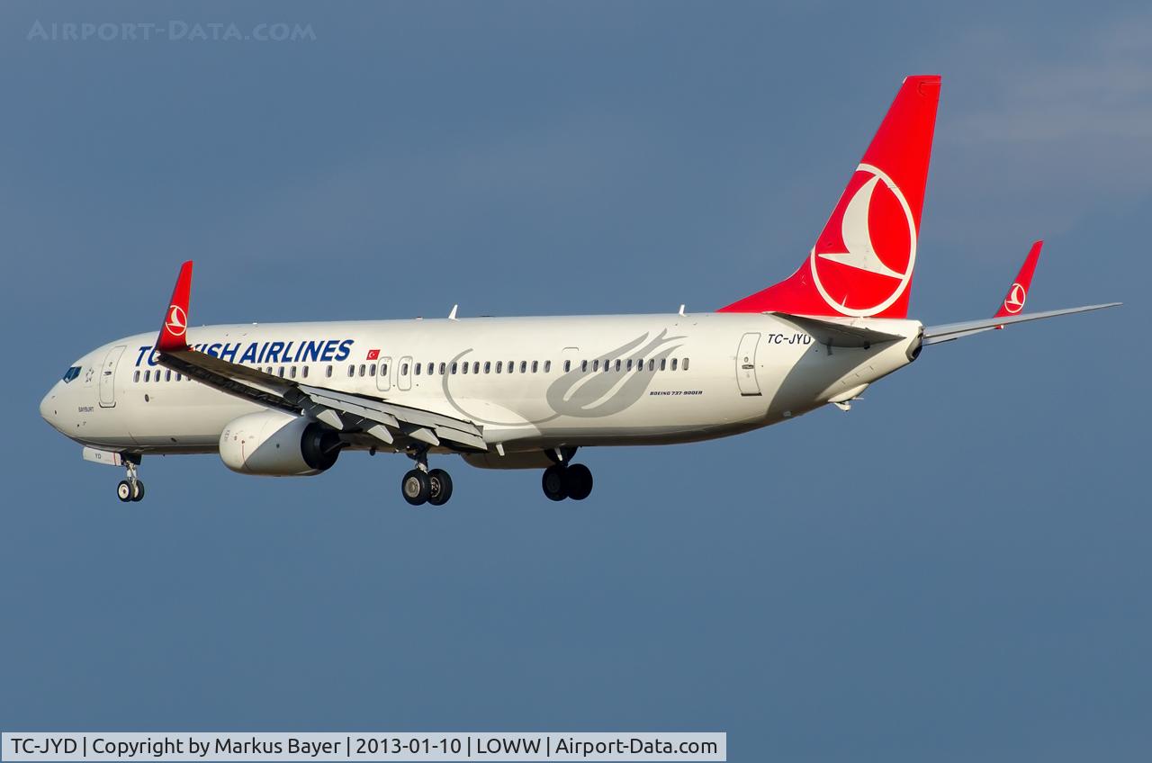 TC-JYD, 2012 Boeing 737-9F2/ER C/N 40978, Turkish Airlines 737-9F2(ER)