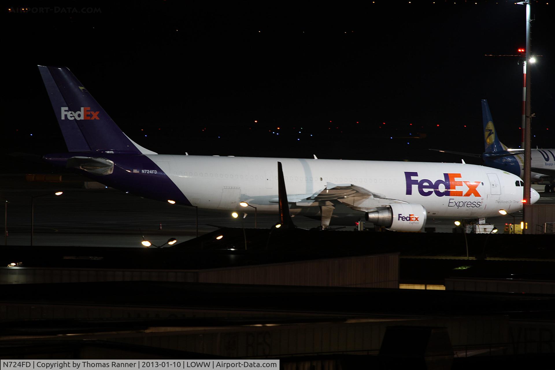 N724FD, 1989 Airbus A300B4-622R C/N 530, FedEx Airbus A300