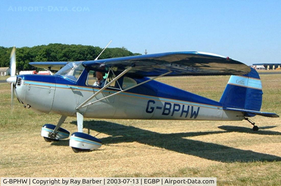 G-BPHW, 1946 Cessna 140 C/N 11035, Cessna 140 [11035] Kemble~G 13/07/2003