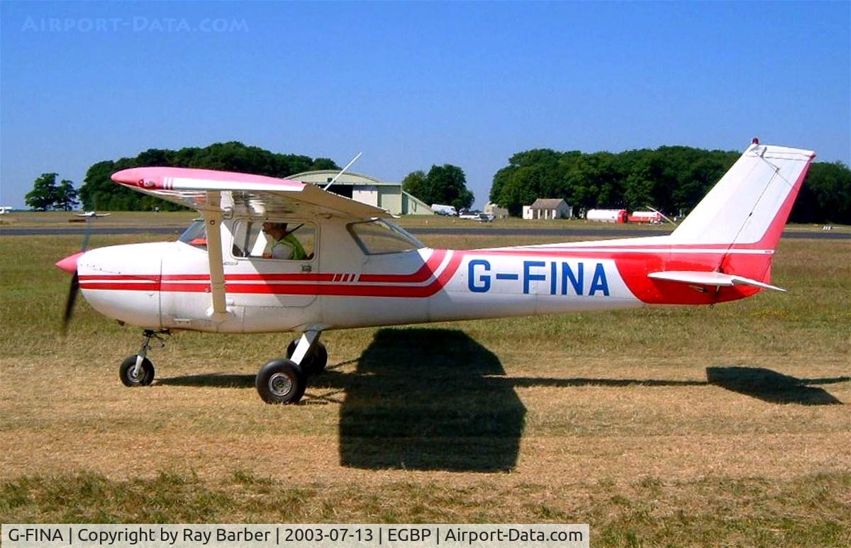 G-FINA, 1972 Reims F150L C/N 0826, R/Cessna F.150L [0826] Kemble~G 13/07/2003