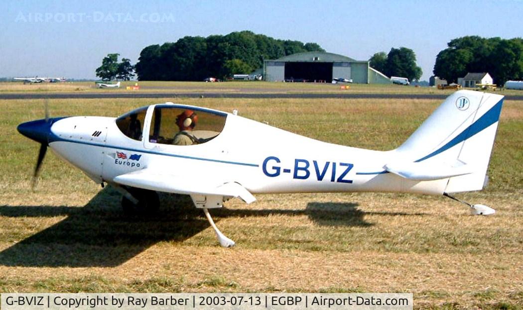 G-BVIZ, 1996 Europa Tri-Gear C/N PFA 247-12601, Europa Avn Europa [PFA 247-12601] Kemble~G 13/07/2003