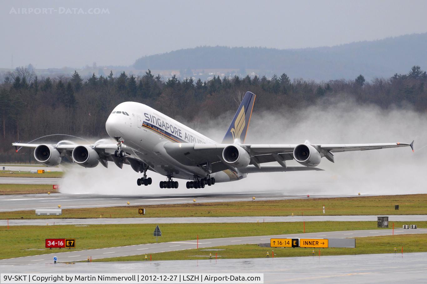 9V-SKT, 2012 Airbus A380-841 C/N 092, Singapore Airlines