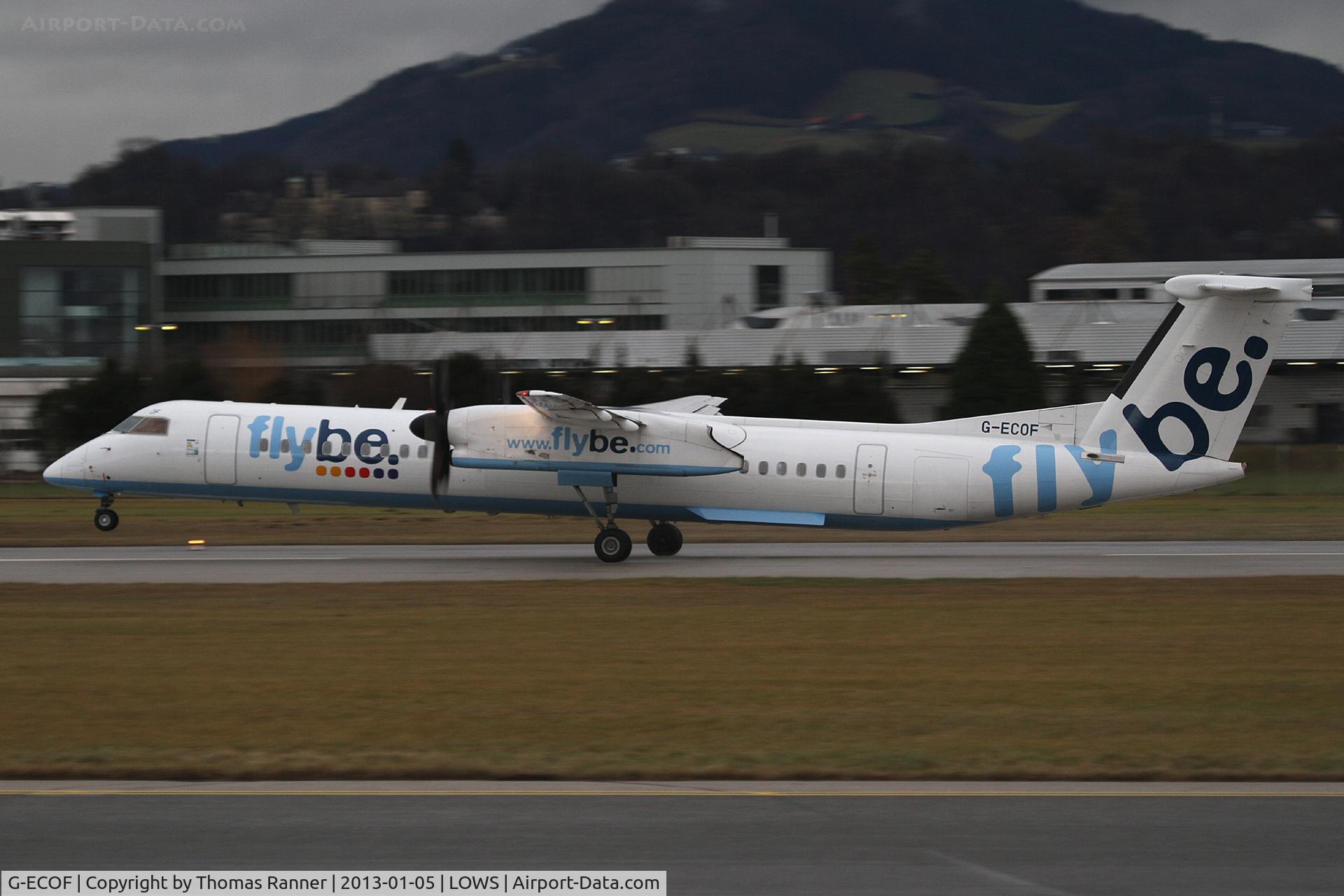 G-ECOF, 2008 De Havilland Canada DHC-8-402Q Dash 8 C/N 4216, FlyBe DHC-8