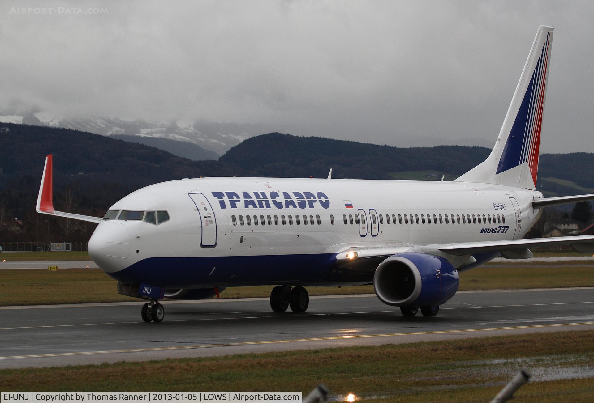 EI-UNJ, 2011 Boeing 737-86J C/N 37761, Transaero Boeing 737