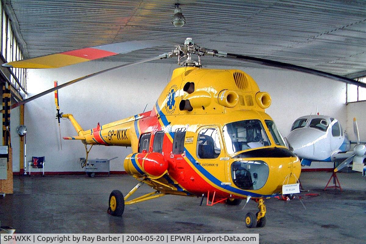 SP-WXK, 1974 Mil Mi-2 Hoplite C/N 513407044, Mil Mi-2 Hoplite [513407044] (Polish Air Rescue) Wroclaw-Strachowice~SP 20/05/2004