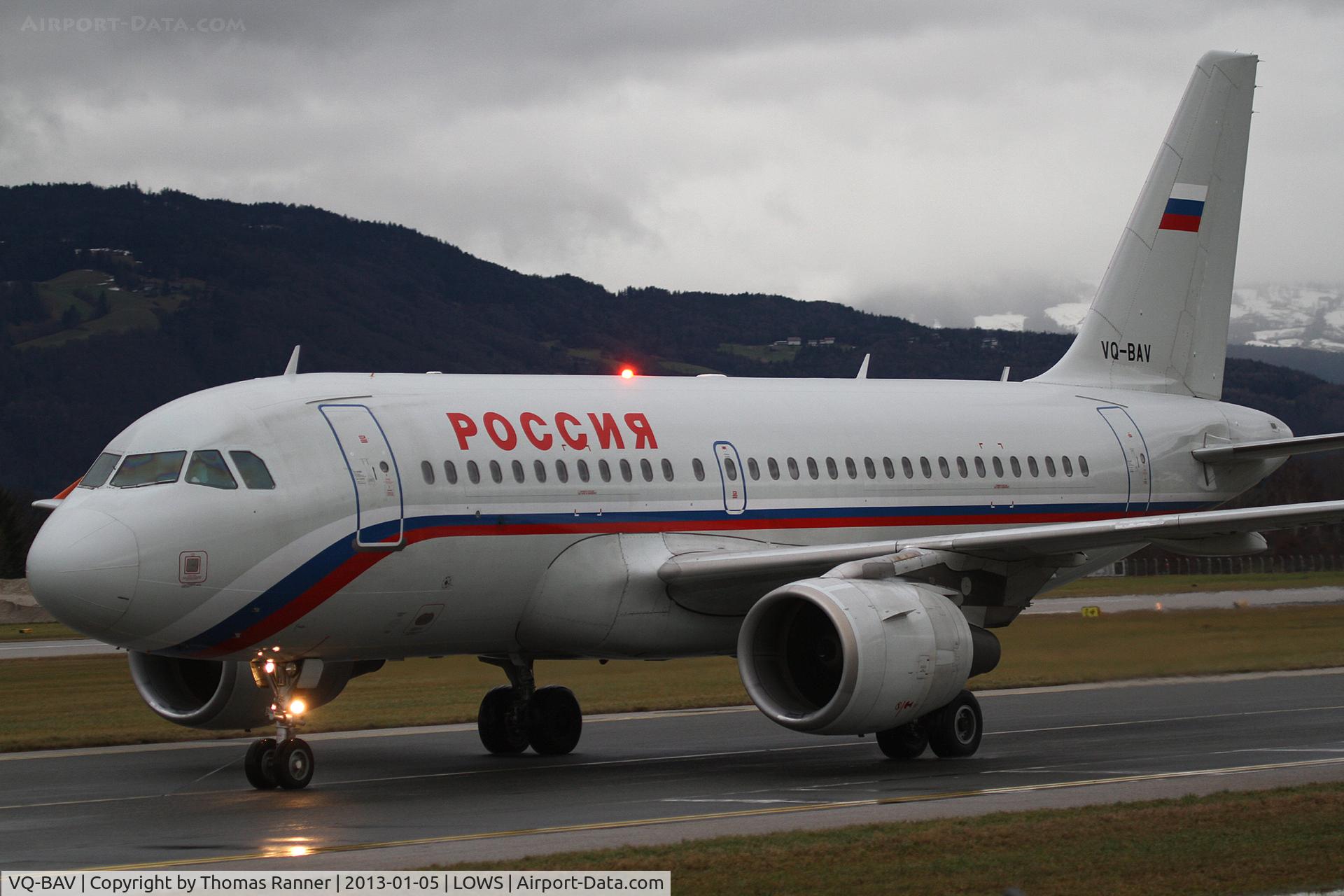 VQ-BAV, 2002 Airbus A319-111 C/N 1743, Rossiya Airbus A319