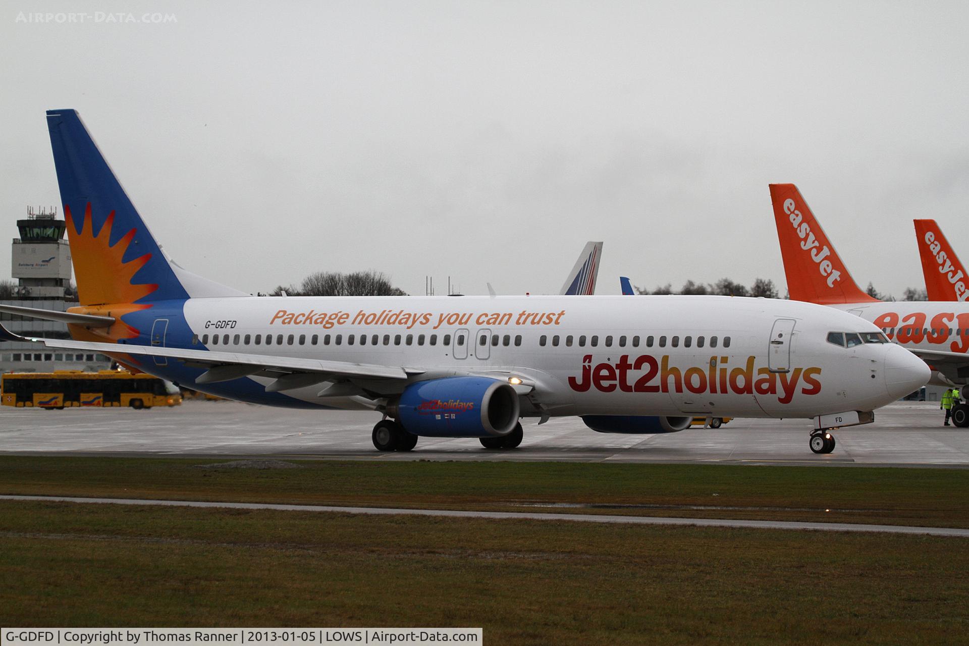 G-GDFD, 1997 Boeing 737-8K5 C/N 27982, Jet2 Holidays Boeing 737