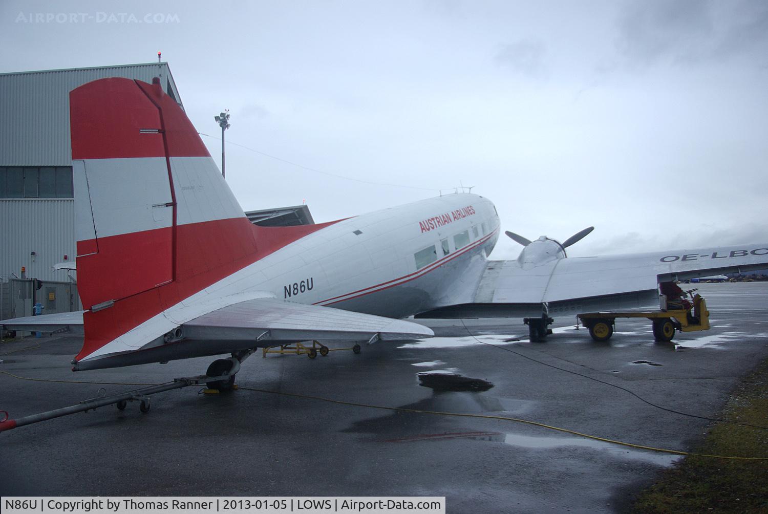 N86U, 1944 Douglas C-47A Skytrain (DC-3) C/N 13073, Austrian DC-3