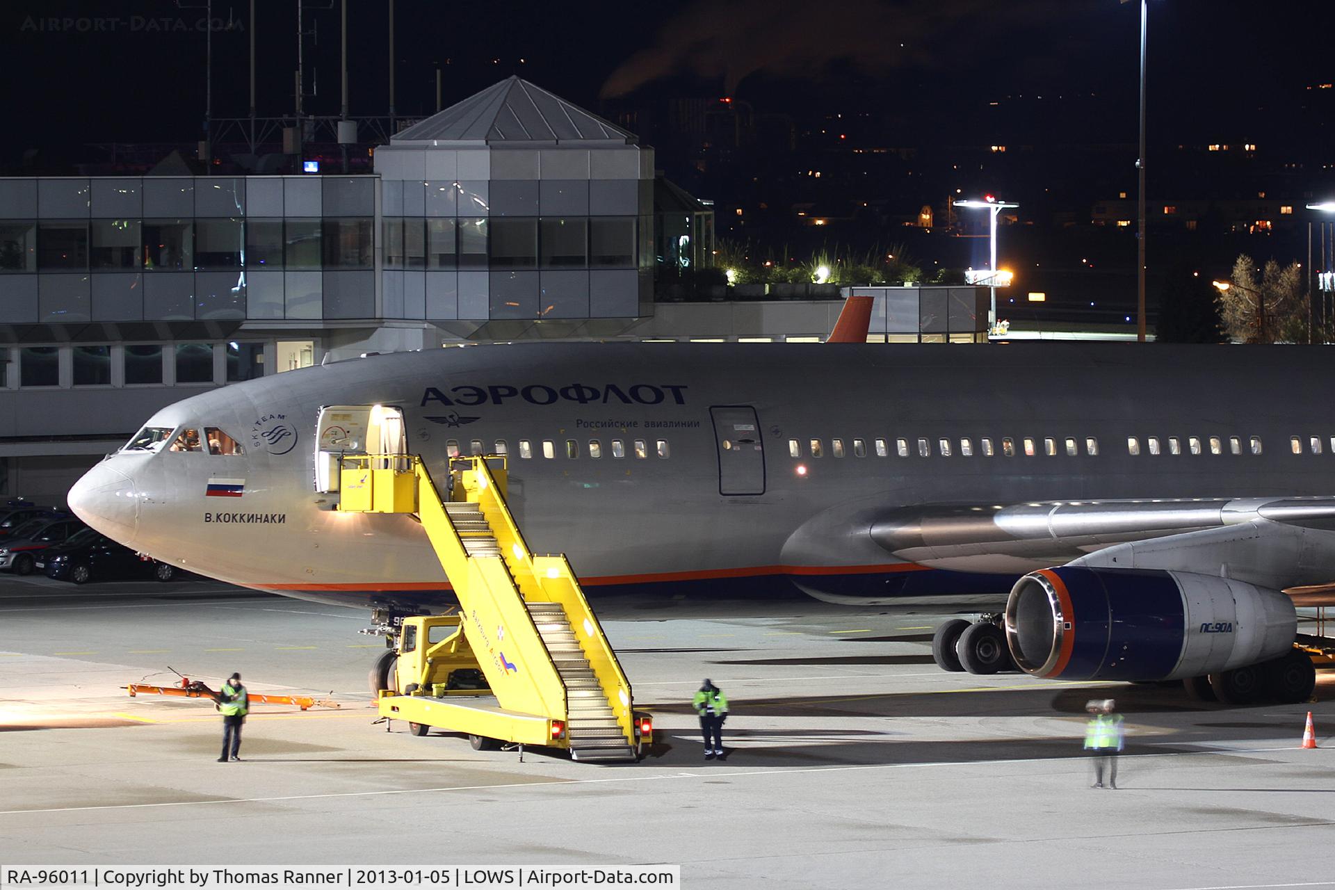 RA-96011, 1994 Ilyushin Il-96-300 C/N 74393201008, Aeroflot Ilyushin Il-96