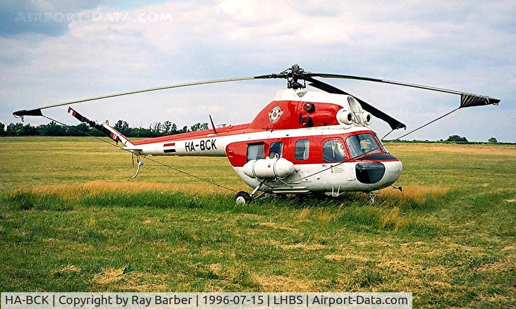 HA-BCK, 1973 Mil Mi-2 Hoplite C/N 562946063, Mil Mi-2 Hoplite [562946063] Buadors~HA 15/06/1996