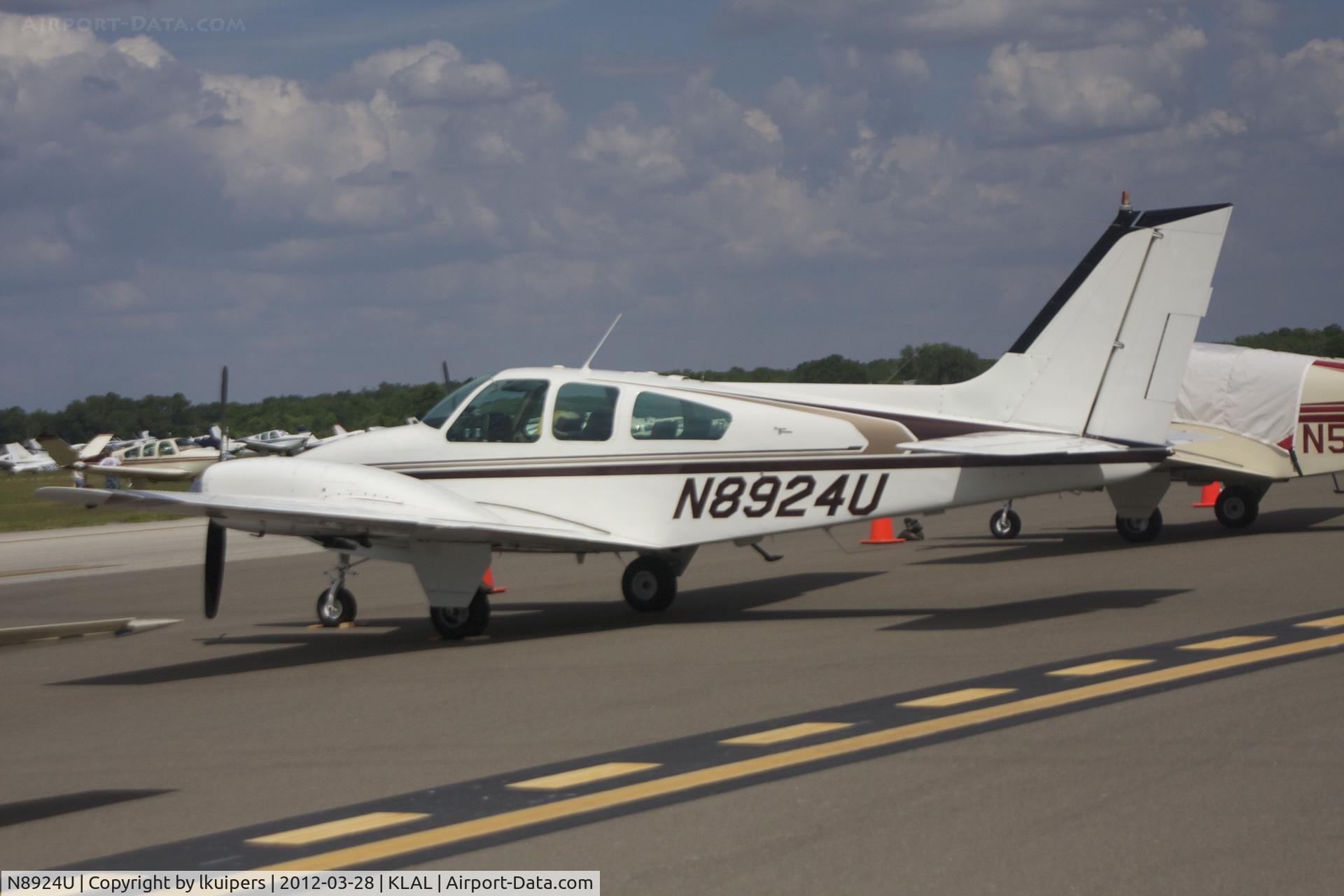 N8924U, 1965 Beech 95-B55 (T42A) Baron C/N TC-949, At Sun 'n Fun 2012