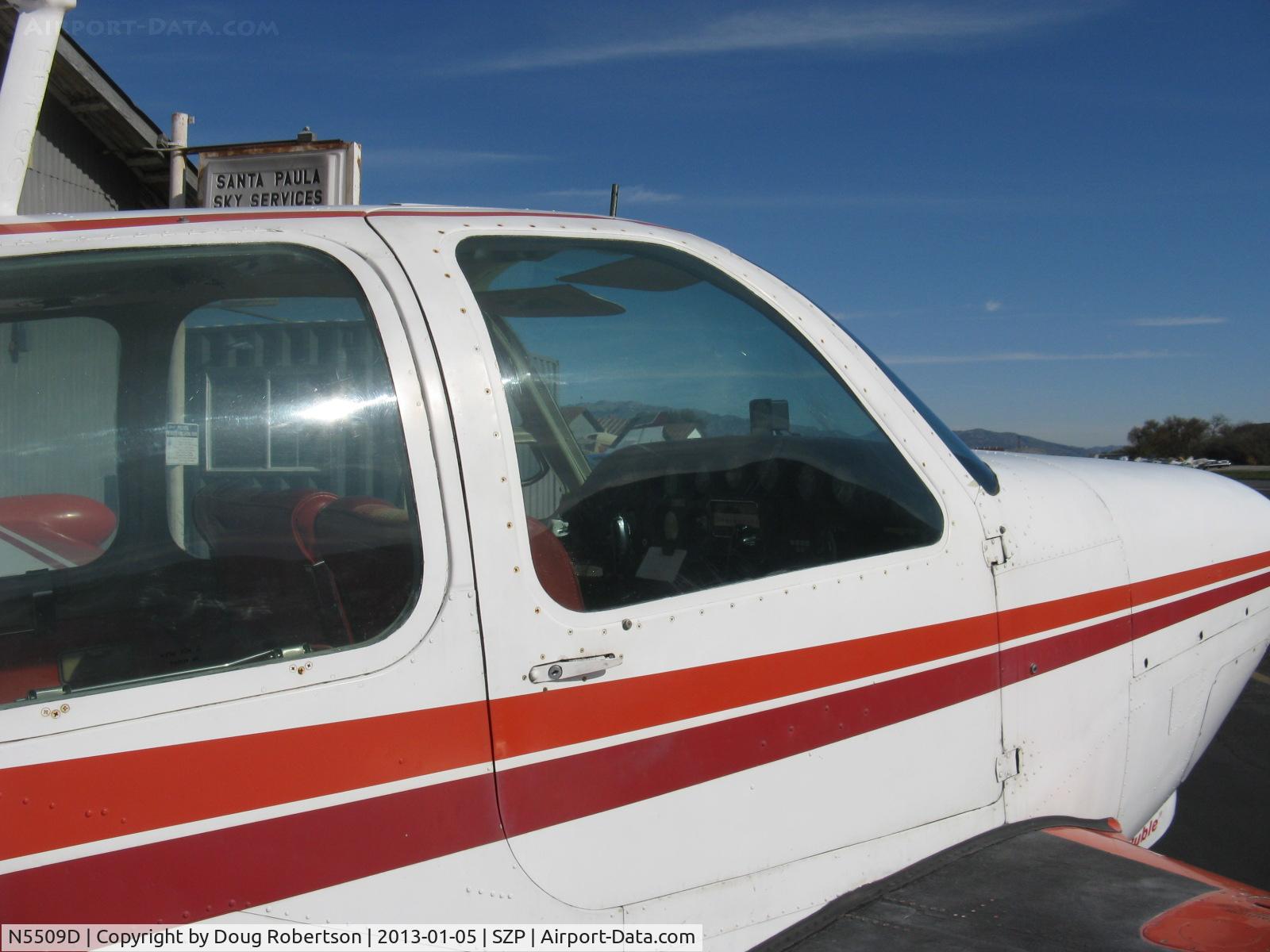 N5509D, 1957 Beech H35 Bonanza C/N D-5055, 1957 Beech H35 BONANZA, Continental O-470-G 240 Hp, over-wing entry door