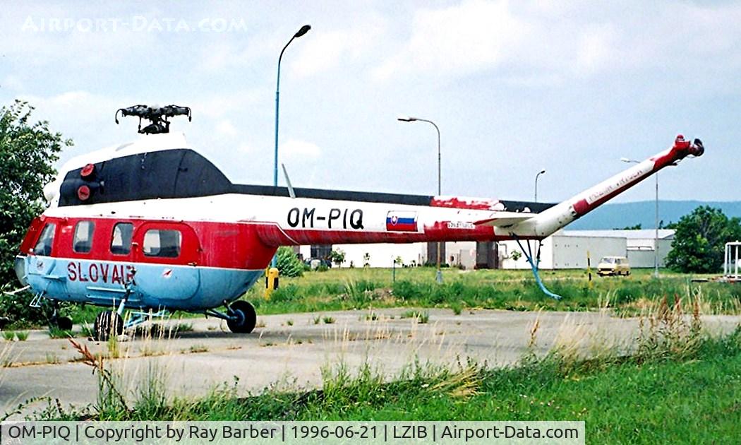 OM-PIQ, 1985 Mil Mi-2 Hoplite C/N 529310065, Mil Mi-2 Hoplite [529310065] (Slov-Air) Bratislava-M R Stefanik~OM 21/06/1996