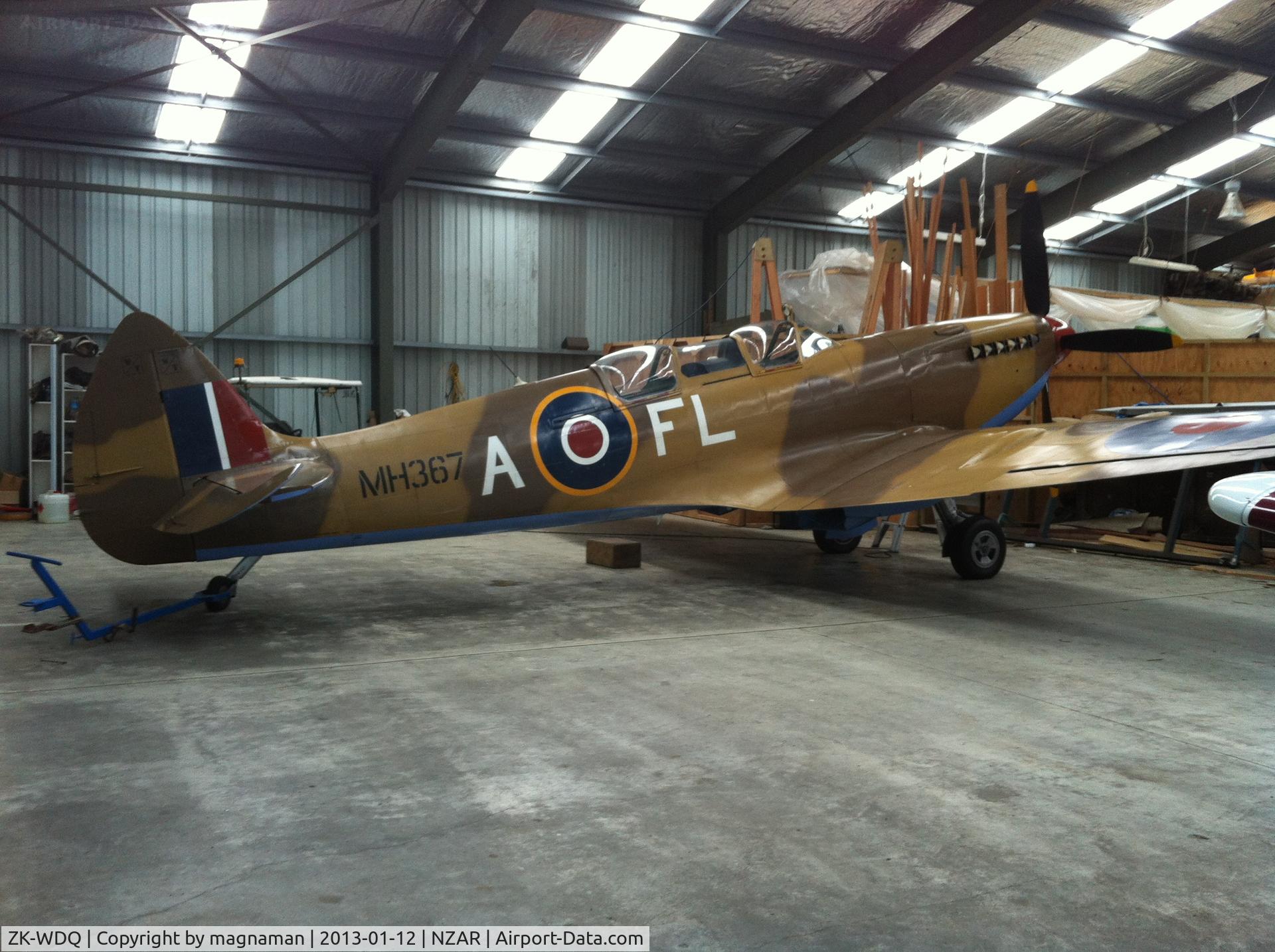 ZK-WDQ, Supermarine 509 Spitfire TR.IX C/N CBAF.5487, Nice spitfire - ready for airshow season.