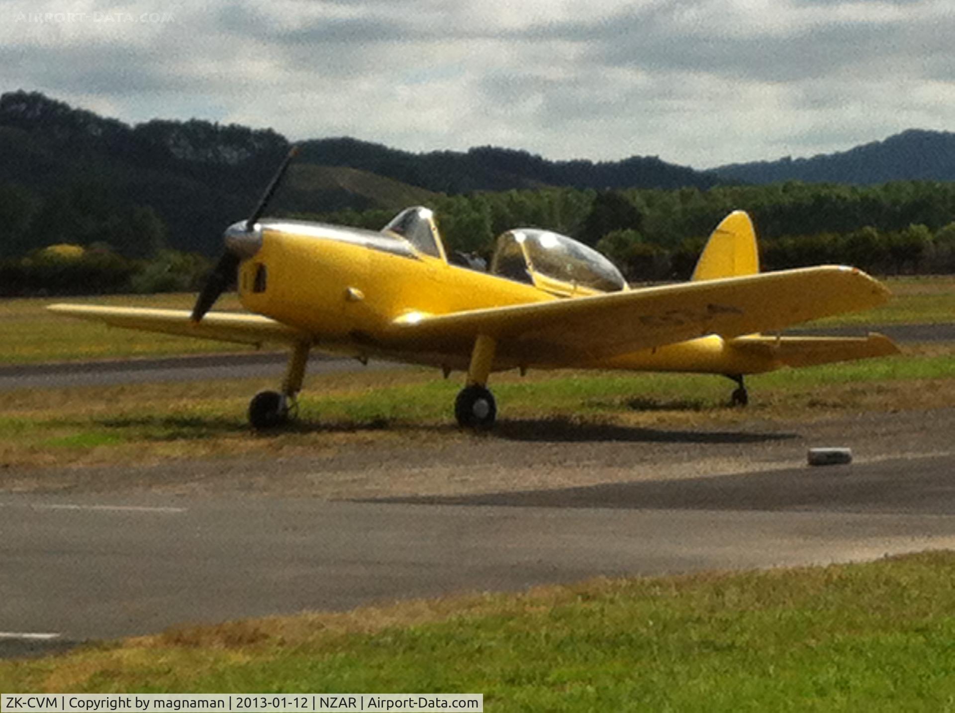 ZK-CVM, De Havilland Canada DHC-1A-1 Chipmunk C/N 34, Old yellow chippy