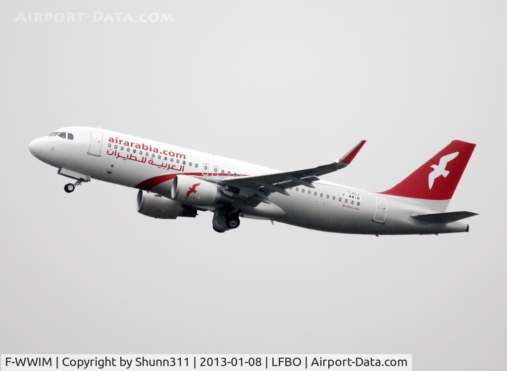 F-WWIM, 2012 Airbus A320-214 C/N 5452, C/n 5452 - To be A6-ANO - First Air Arabia A320 fitted with sharklets