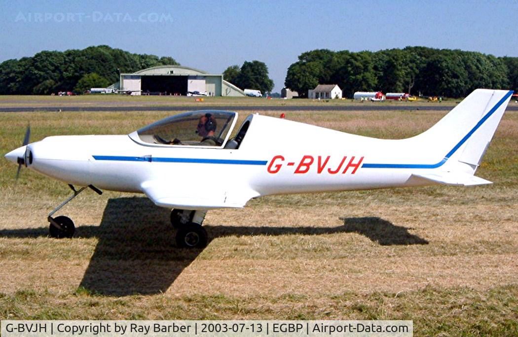 G-BVJH, 1994 Aero Designs Pulsar C/N PFA 202-12196, Aero Designs Pulsar XP [96/03/474] Kemble~G 13/07/2003. Seen here in earlier scheme.
