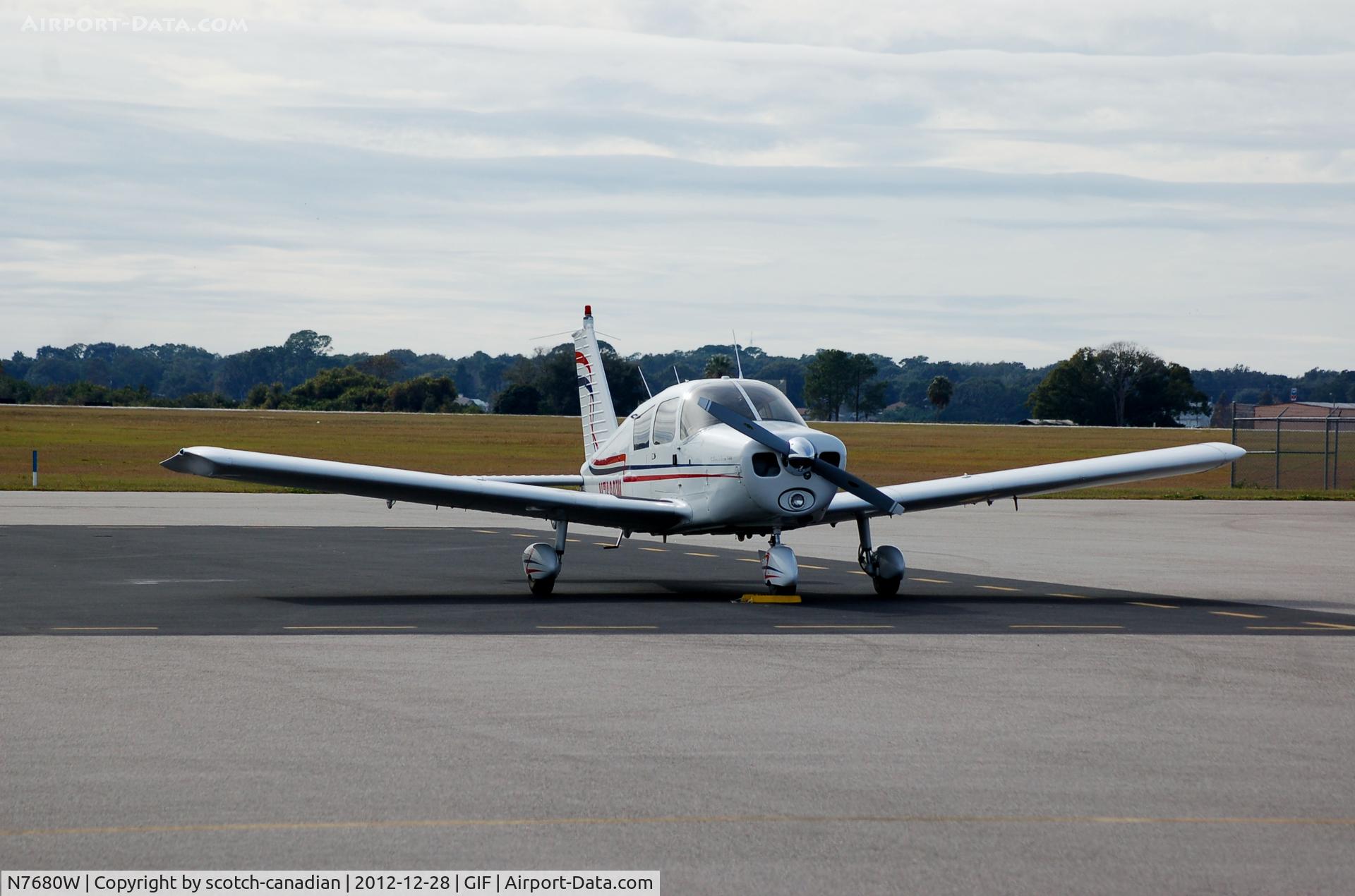 N7680W, 1964 Piper PA-28-180 C/N 28-1667, 1964 Piper PA-28-180, N7680W, at Gilbert Airport, Winter Haven, FL