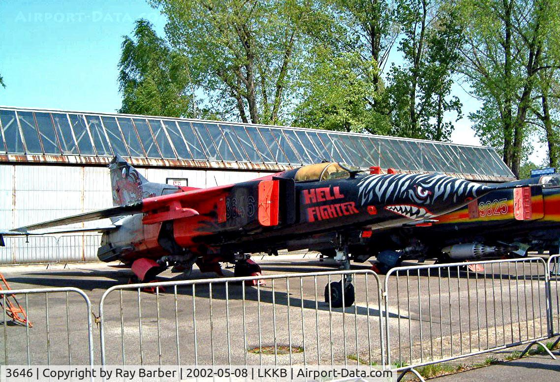 3646, Mikoyan-Gurevich MiG-23MF C/N 0390213646, Mikoyan-Gurevich MiG-23MF Flogger [0390213646] Prague-Kbely~OK 08/05/2002