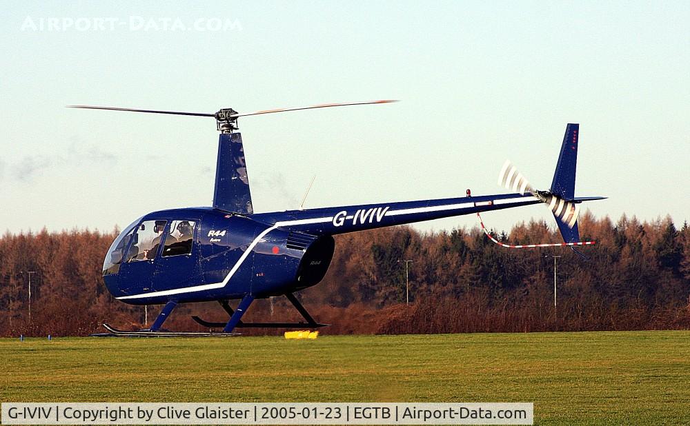 G-IVIV, 1993 Robinson R44 Astro C/N 0016, Ex: N803EH > G-IVIV - Originally owned to, Sloane Helicopters Ltd in August 1993 and currently owned to, Helitrain Ltd since September 2003.