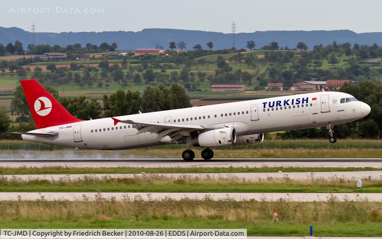 TC-JMD, 1998 Airbus A321-231 C/N 810, touchdown