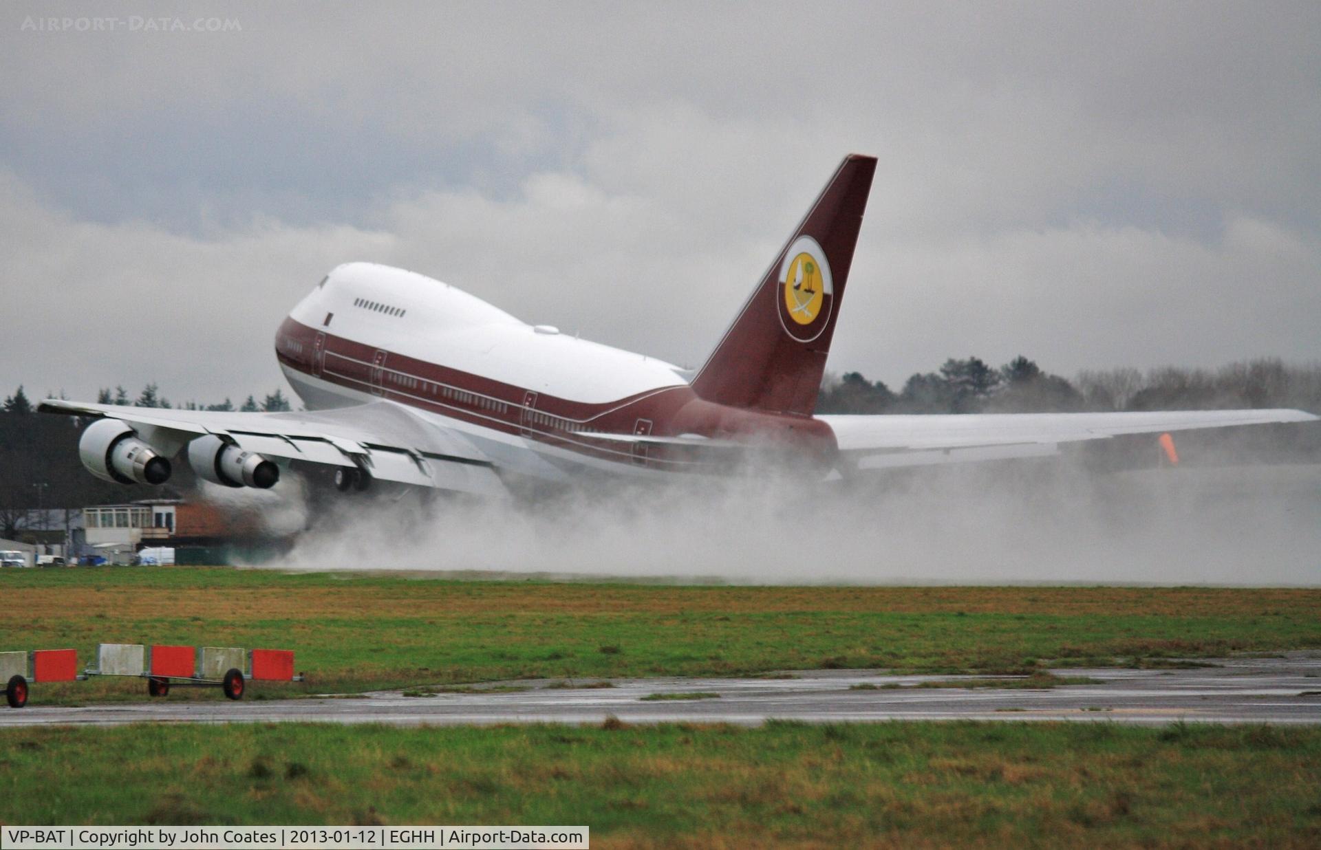 VP-BAT, 1979 Boeing 747SP-21 C/N 21648, Wet departure to La Suisse