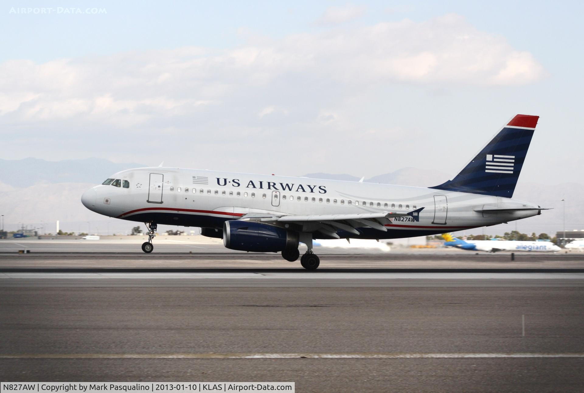 N827AW, 2001 Airbus A319-132 C/N 1547, Airbus A319
