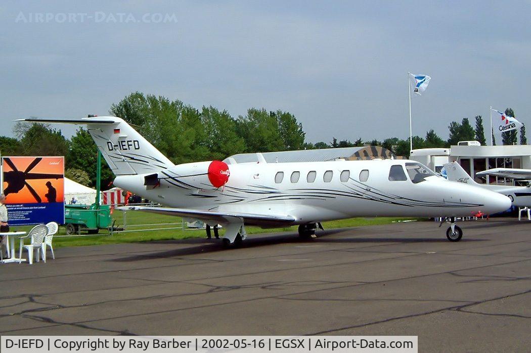 D-IEFD, 2001 Cessna 525A CitationJet CJ2 C/N 525A-0049, Cessna 525A CitationJet CJ2 [525A-0049] North Weald~G 16/05/2002