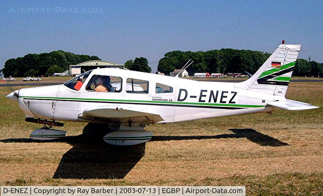 D-ENEZ, 1981 Piper PA-28-161 Warrior II C/N 28-8116207, Piper PA-28-161 Warrior II [28-8116207] Kemble~G 13/07/2003