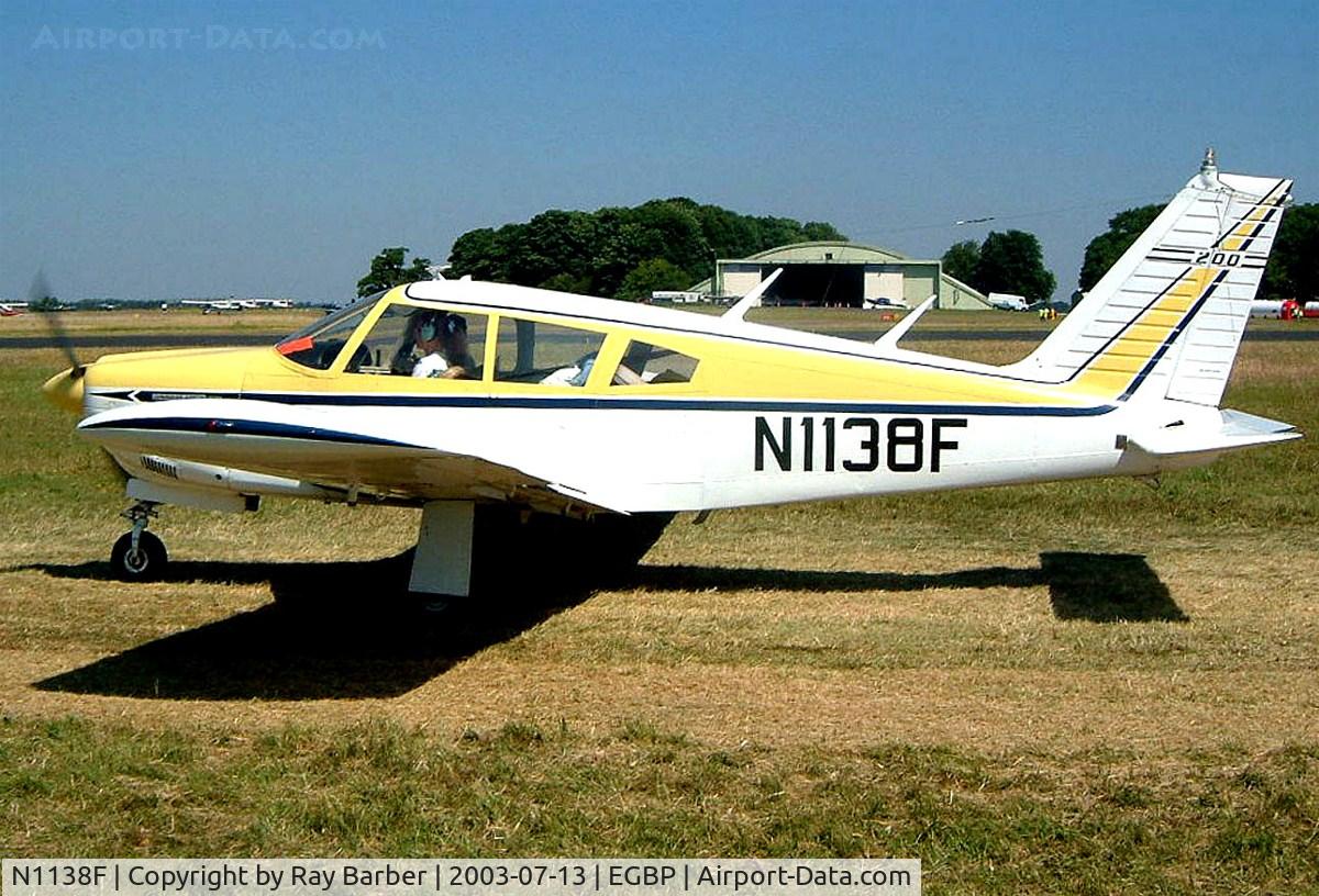 N1138F, 1969 Piper PA-28R-200 Cherokee Arrow C/N 28R-35260, Piper PA-28R-200 Cherokee Arrow [28R-35260] Kemble~G 13/07/2003