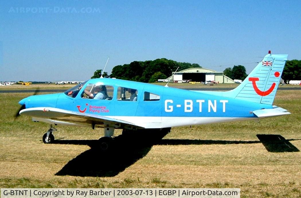 G-BTNT, 1976 Piper PA-28-151 Cherokee Warrior C/N 28-7615401, Piper PA-28-151 Cherokee Warrior [28-7615401] Kemble~G 13/07/2003