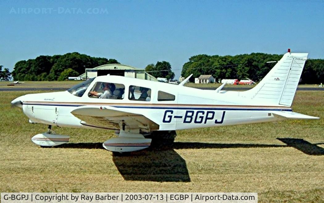 G-BGPJ, 1979 Piper PA-28-161 Cherokee Warrior II C/N 28-7916288, Piper PA-28-161 Warrior II [28-7916288] Kemble~G 13/07/2003