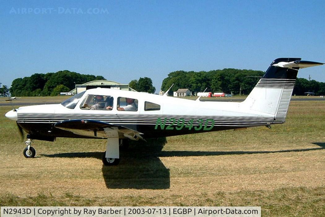 N2943D, 1979 Piper PA-28RT-201 Arrow IV C/N 28R7918231, Piper PA-28RT-201 Arrow IV [28R-7918231] Kemble~G 13/07/2003