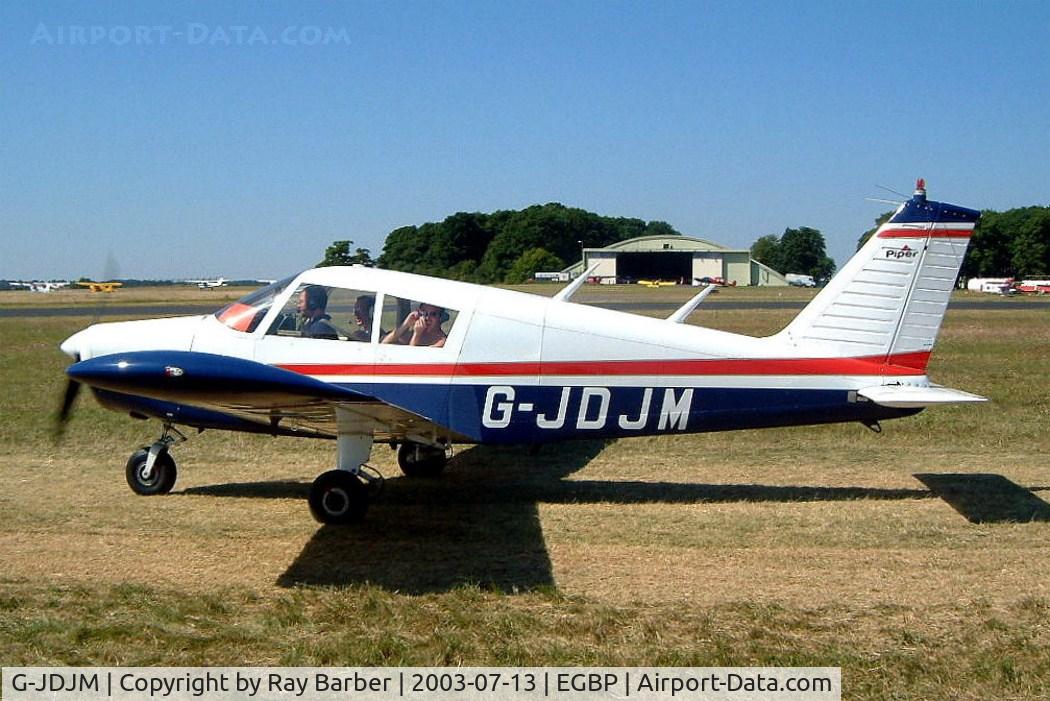 G-JDJM, 1970 Piper PA-28-140 Cherokee C/N 28-26877, Piper PA-28-140 Cherokee C [28-26877] Kemble~G 13/07/2003