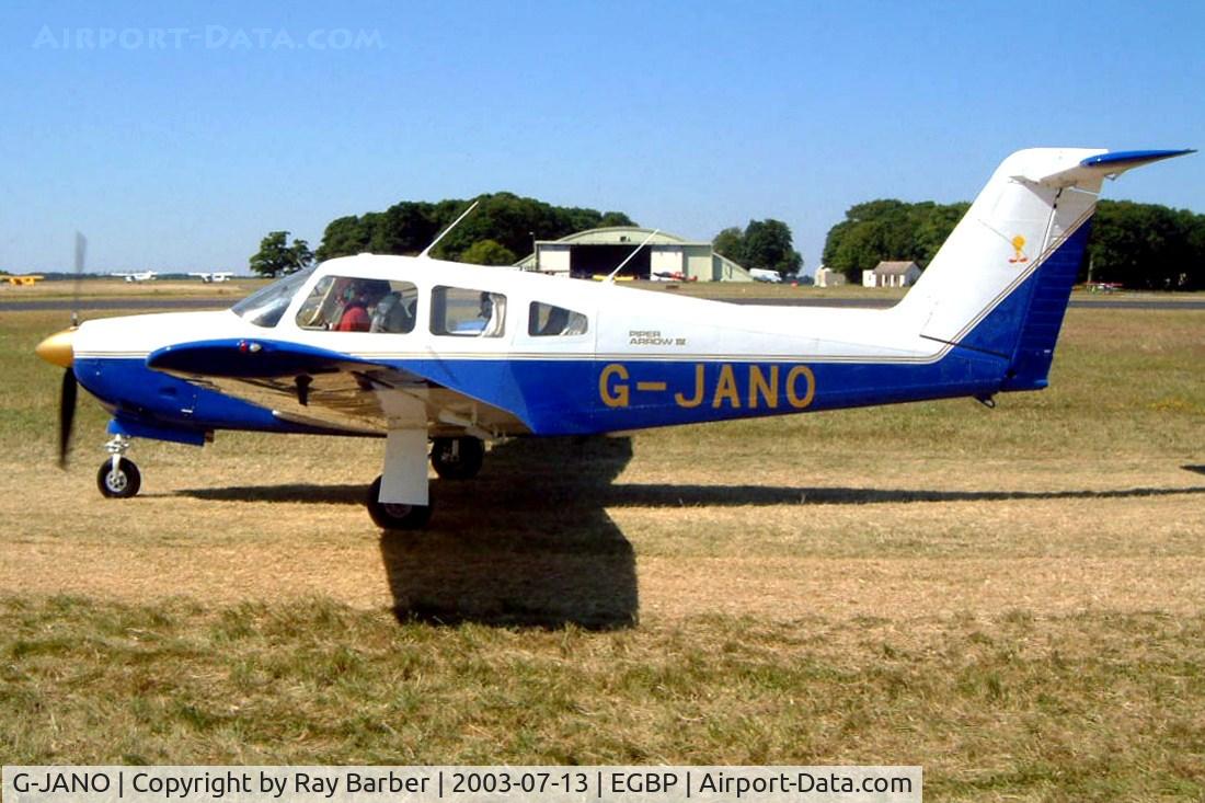 G-JANO, 1979 Piper PA-28RT-201 Arrow IV C/N 28R-7918091, Piper PA-28RT-201 Arrow IV [28R-7918091] Kemble~G 13/07/2003