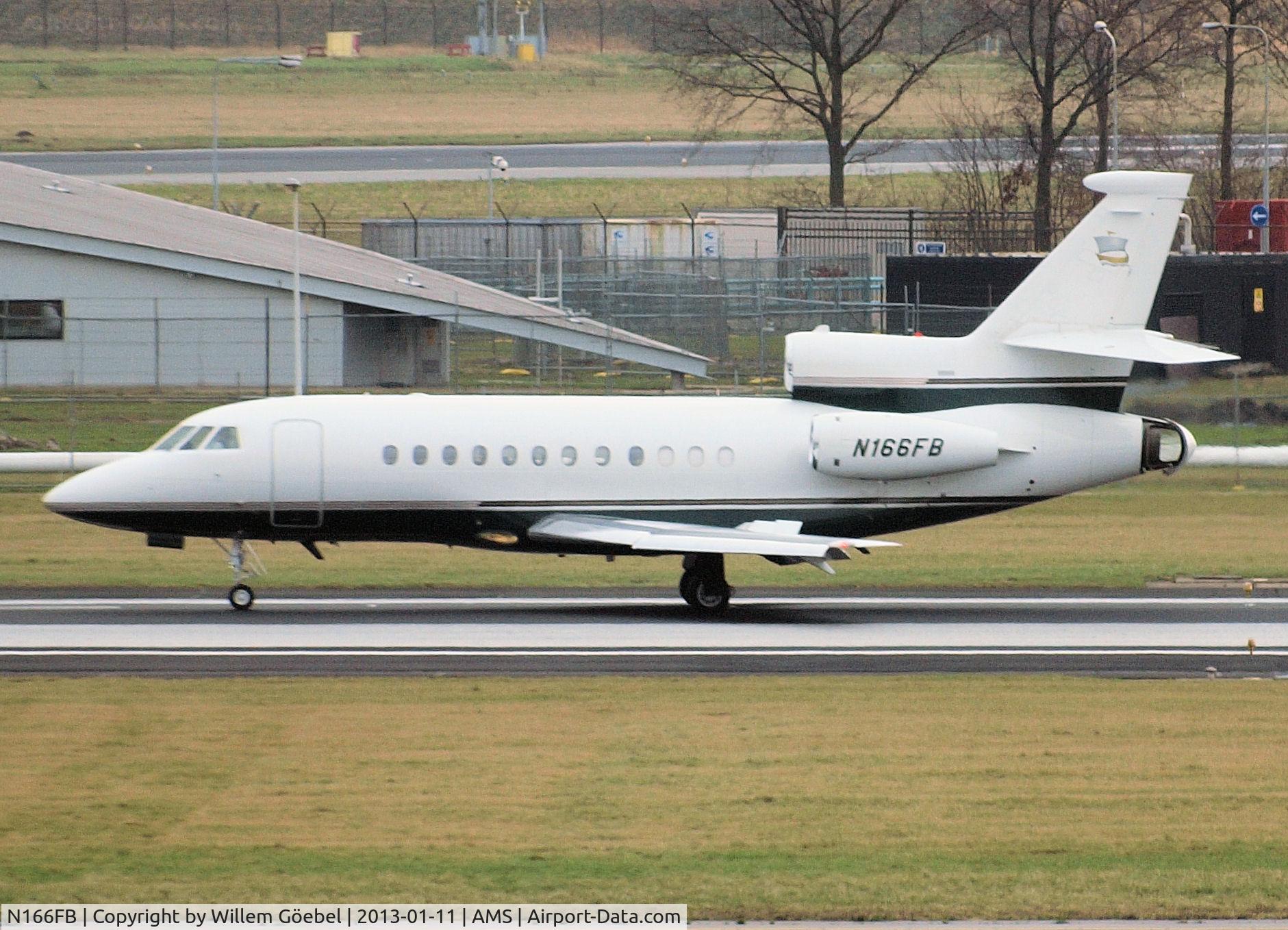 N166FB, 1997 Dassault Falcon 900EX C/N 18, Taxi to the gate of Schiphol Airport