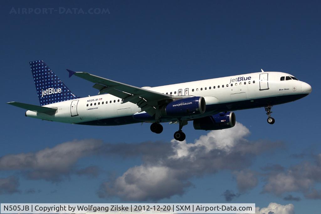 N505JB, 2000 Airbus A320-232 C/N 1173, visitor