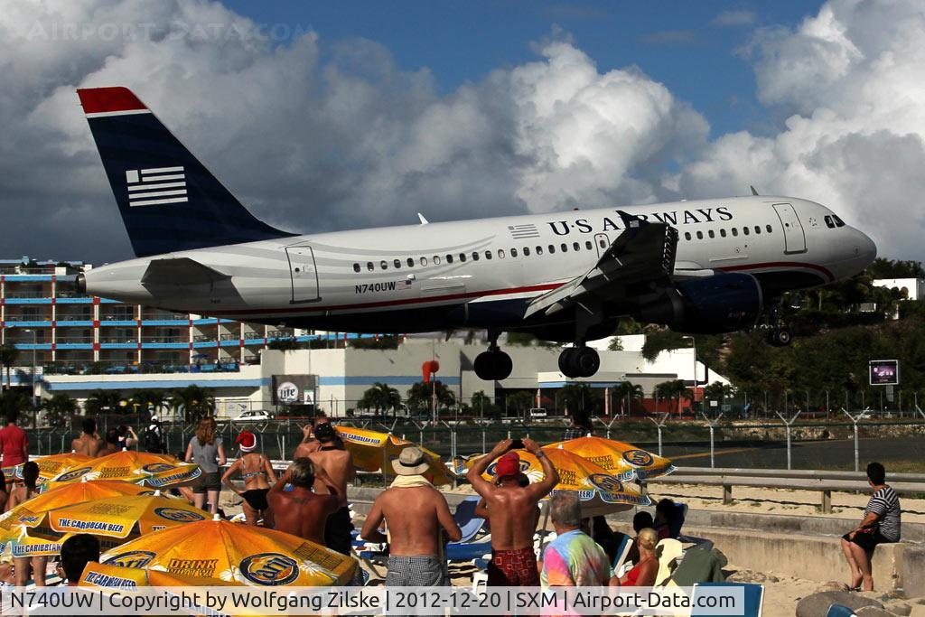 N740UW, 2000 Airbus A319-112 C/N 1265, visitor