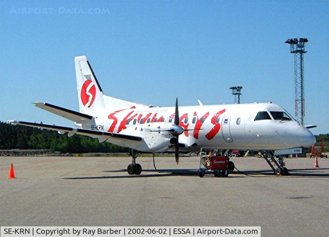 SE-KRN, 1989 Saab 340A C/N 340A-159, Saab-Scania SF.340B [159] (Skyways) Stockholm-Arlanda~SE 02/06/2002