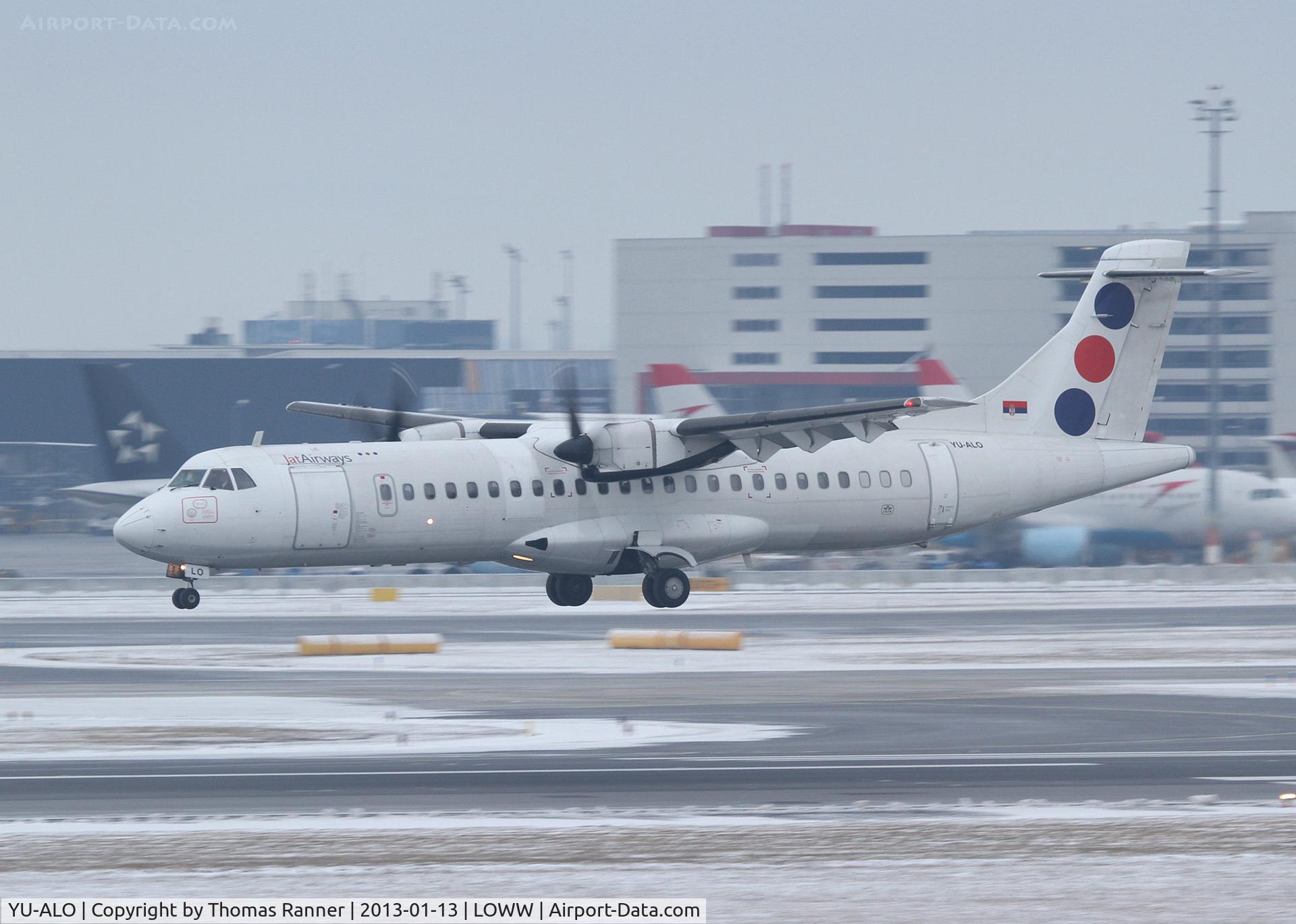 YU-ALO, 1990 ATR 72-202 C/N 186, JAT Airways ATR 72
