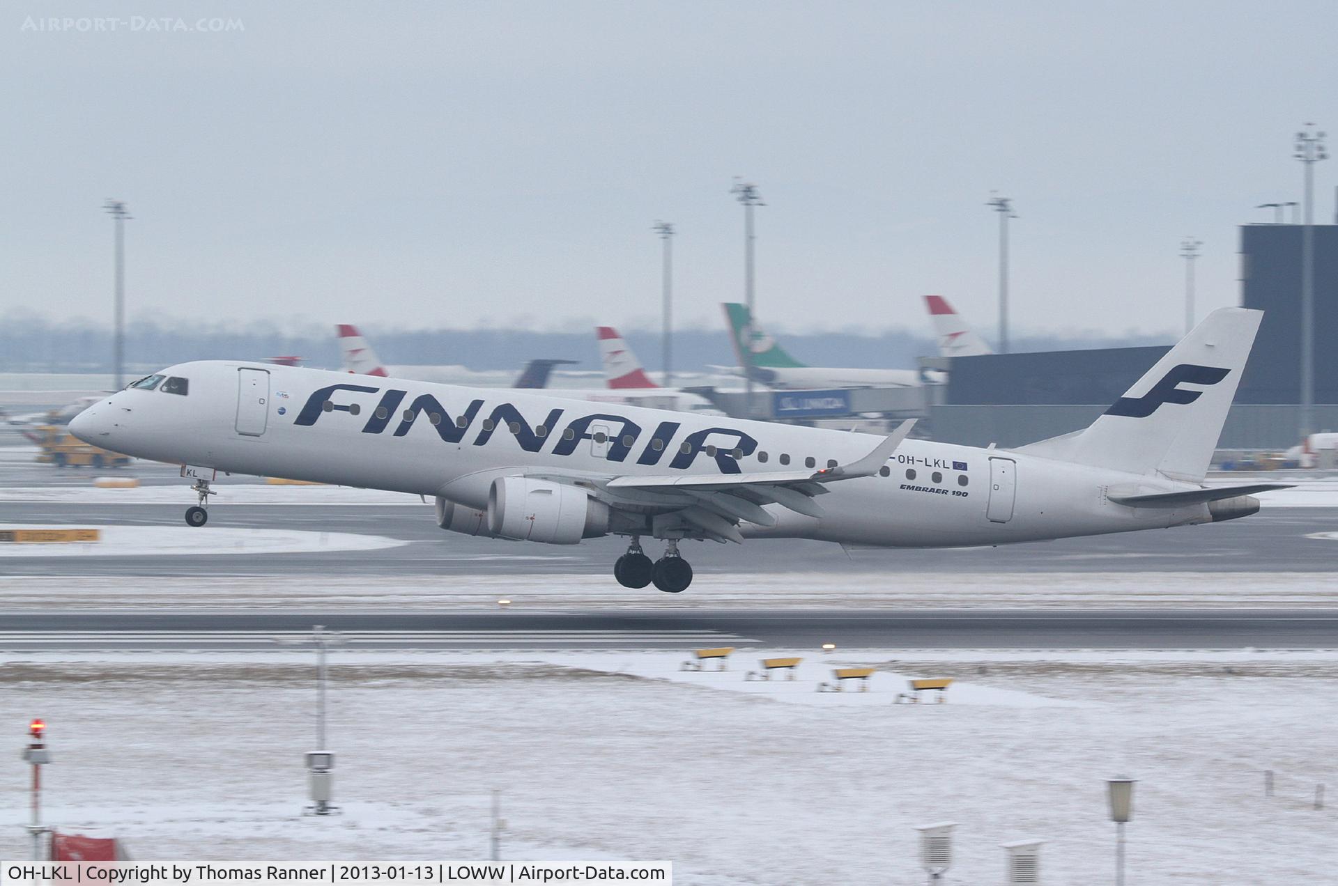 OH-LKL, 2007 Embraer 190LR (ERJ-190-100LR) C/N 19000153, Finnair Embraer 190