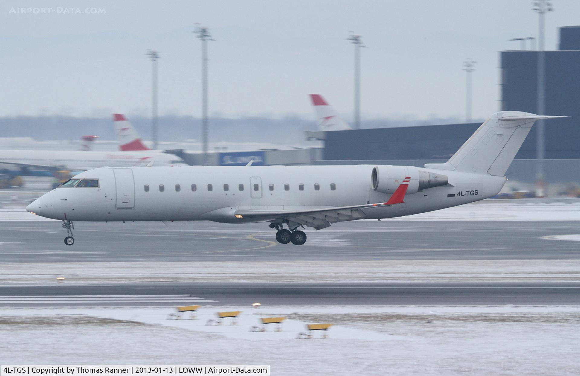 4L-TGS, 2000 Canadair CRJ-200LR (CL-600-2B19) C/N 7373, Georgian Airways CRJ-200