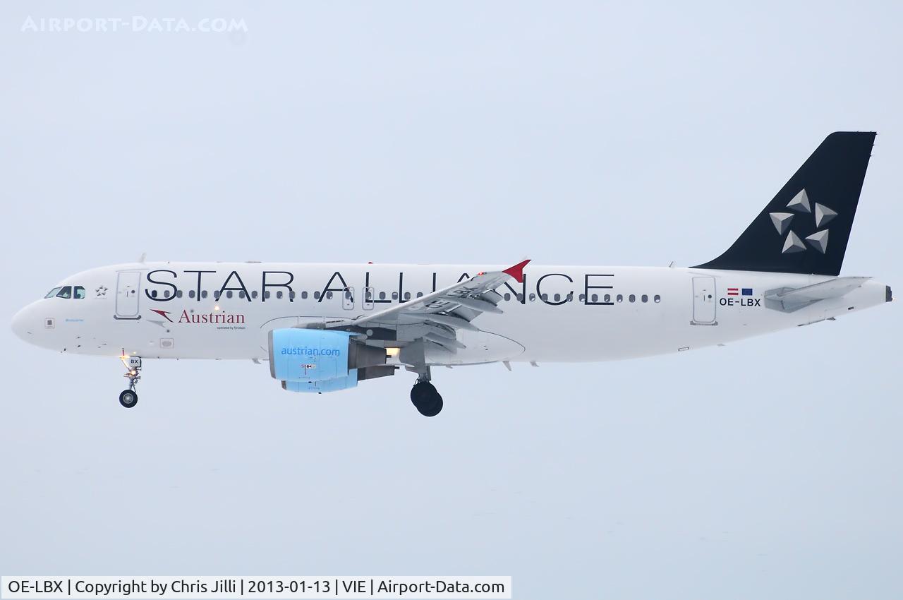 OE-LBX, 2002 Airbus A320-214 C/N 1735, Austrian Airlines