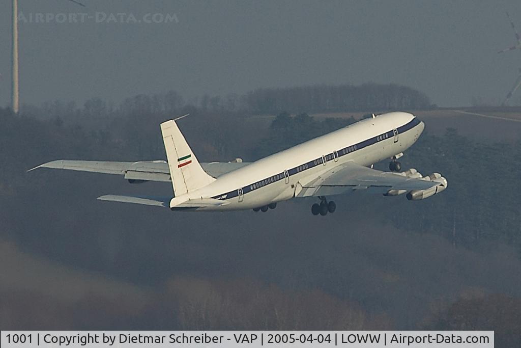 1001, 1978 Boeing 707-386C C/N 21396, Iran Air Force Boeing 707-300
