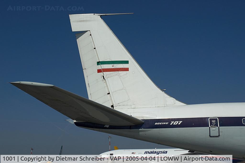 1001, 1978 Boeing 707-386C C/N 21396, Iran Air Force Boeing 707-300